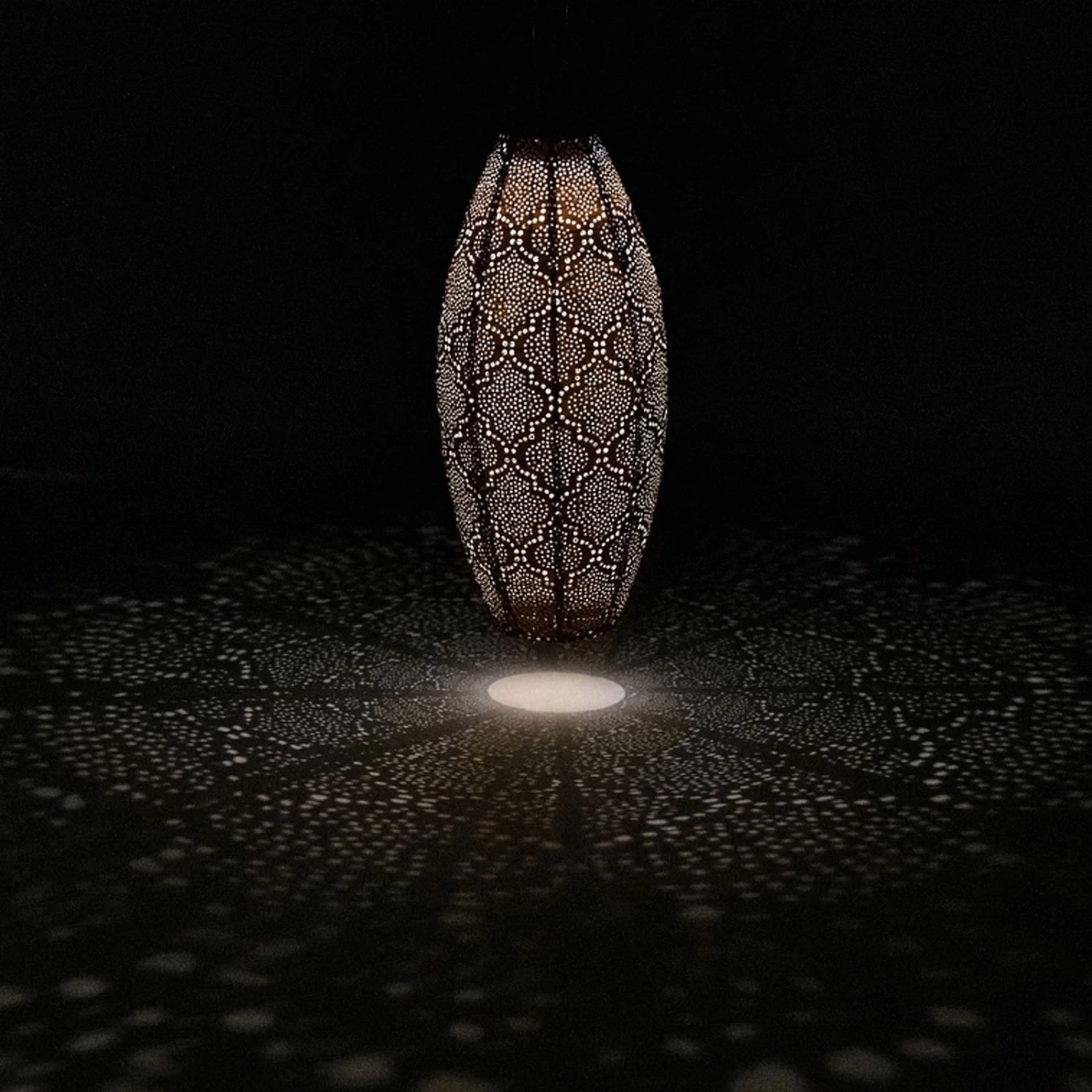 Solarlaterne 'Long Oval 20', Seablue, Ø 20 X 45 Cm 4 Solarlaterne 'Long Oval 20', Seablue, Ø 20 X 45 Cm – Bild 2