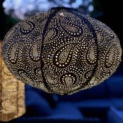 Solarlaterne 'Oval 40', Taupe, Ø 40 X 27 Cm -Pflanzen Paradies Verkauf 2950100685 Oval 40 Taupe 1 105798