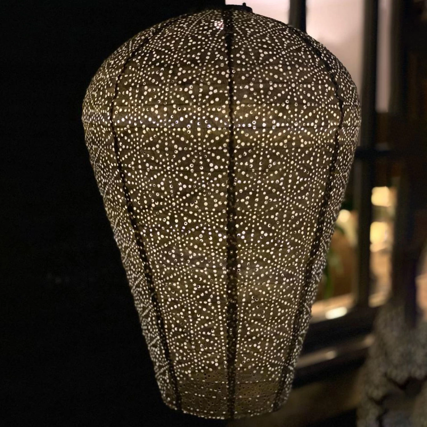 Solarlaterne 'Balloon XL', Helltaupe, Ø 35 X 50 Cm 5 Solarlaterne 'Balloon XL', Helltaupe, Ø 35 X 50 Cm – Bild 3