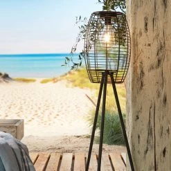 Solar-Standleuchte 'Killarney', Schwarz, Metall, Ø 20,5 X H 32 Cm 11 Solar-Standleuchte 'Killarney', Schwarz, Metall, Ø 20,5 X H 32 Cm -Pflanzen Paradies Verkauf 2950100705 Solar Filament LED Dreibein Killarney 3 120447