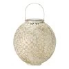 Solarlaterne Damast, Creme, Ø 18 Cm -Pflanzen Paradies Verkauf 2950100723 Solarlaterne Damast klein warmweiss Creme D18cm 1 118832