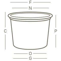 Pflanzkübel "Cilindro" Terra, Ø 90 Cm, Erdvol. 250 L 7 Pflanzkübel "Cilindro" Terra, Ø 90 Cm, Erdvol. 250 L -Pflanzen Paradies Verkauf 3210100697 3210100842 Pflanzkuebel Cilindro technische Zeichnung 111255