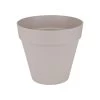 Elho Pflanzgefäß Loft Urban Round, Warm Grey