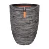 Pflanzvase Rib Bella, Anthrazit, Ø 36 X H 47 Cm 1 Pflanzvase Rib Bella, Anthrazit, Ø 36 X H 47 Cm -Pflanzen Paradies Verkauf 3210103445 Pflanzvase Tutch Riffel Bella anthrazit D36xH47cm 43Ltr 45566