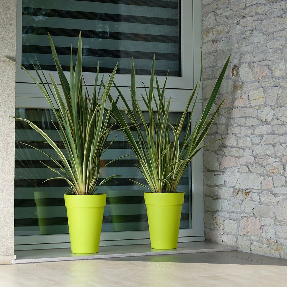 Pflanzkübel Liken Apfelgrün 3 Pflanzkübel Liken Apfelgrün