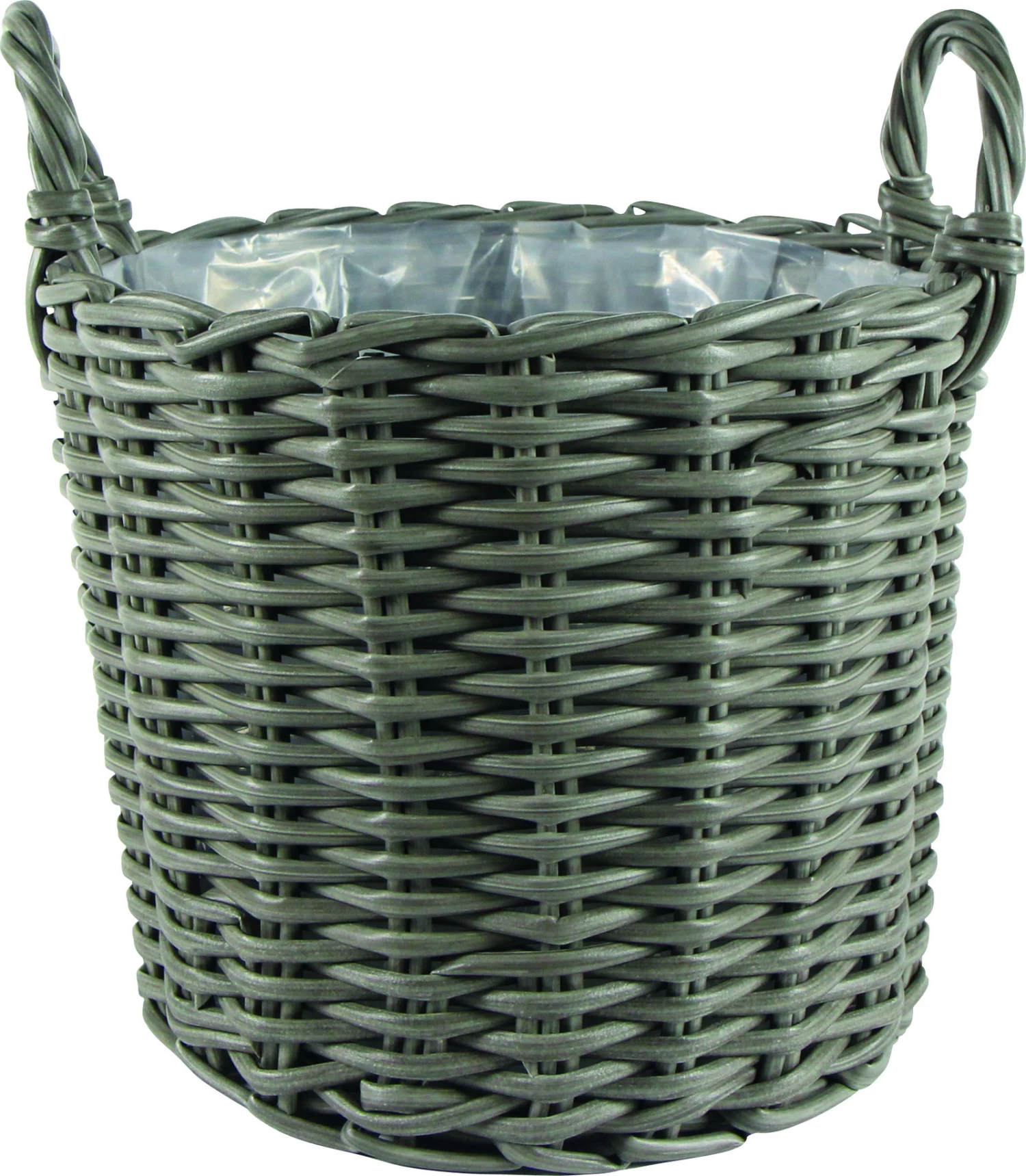 Kölle Pflanzkorb Mila, Grau, D 46 X H 34 Cm 3 Kölle Pflanzkorb Mila, Grau, D 46 X H 34 Cm