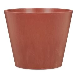 Pflanzgefäß 'Purista' Mit Reservoir, Rund, Hellbraun, Kunststoff