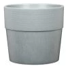 Pflanzgefäß 'Groove' Mit Reservoir, Rund, Beton, Hellgrau, Kunststoff 1 Pflanzgefäß 'Groove' Mit Reservoir, Rund, Beton, Hellgrau, Kunststoff -Pflanzen Paradies Verkauf 3210104002 Pflanzgefaess Groove mit Reservoir concrete 97840