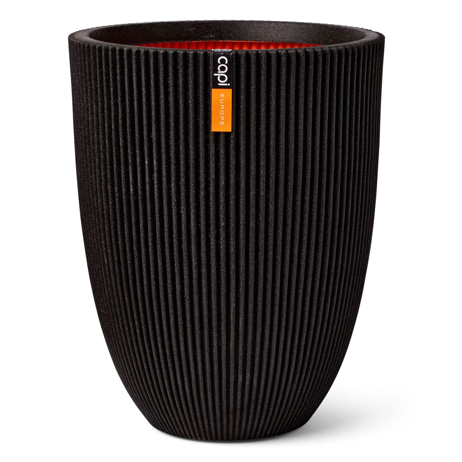 Pflanzvase 'Groove', Schwarz 3 Pflanzvase 'Groove', Schwarz