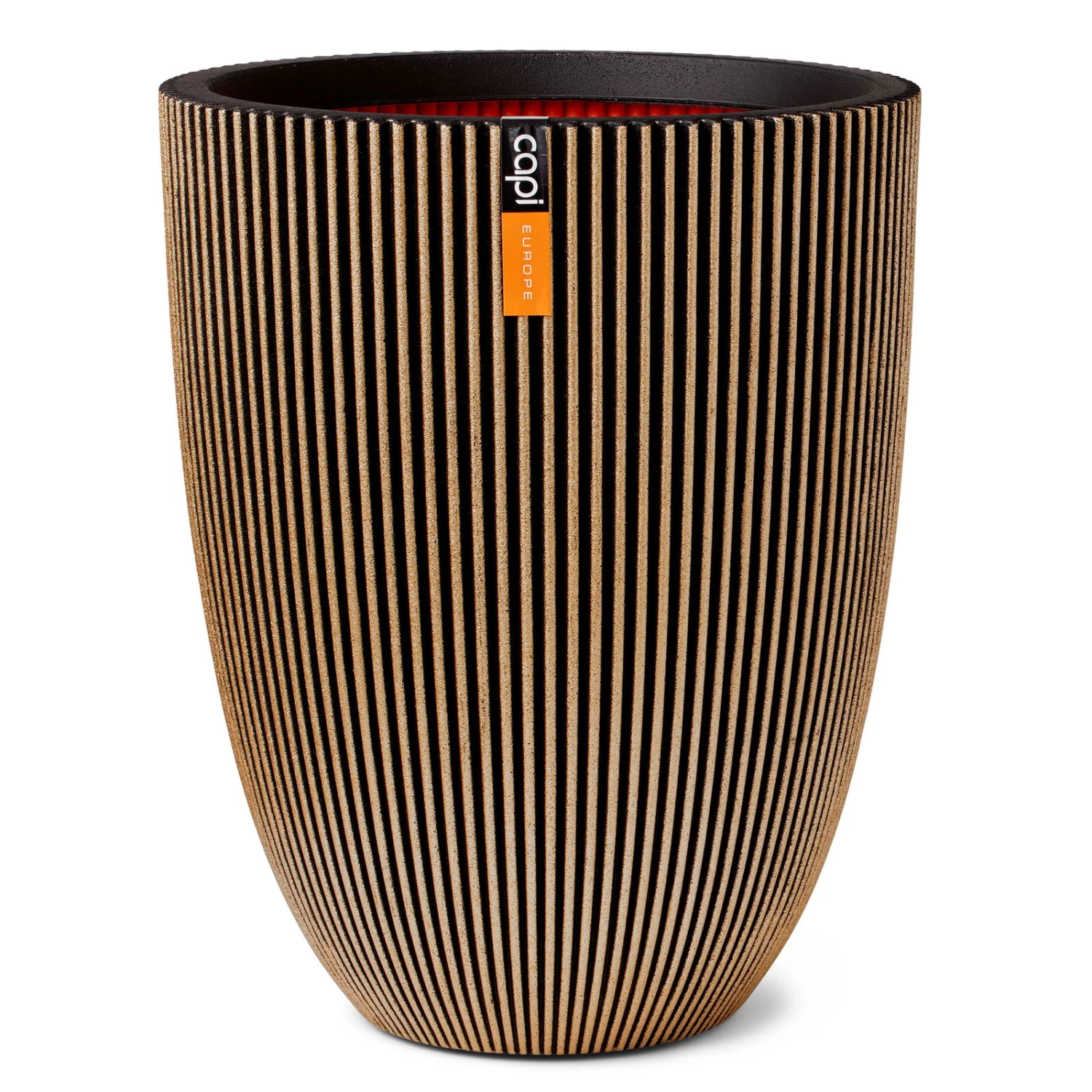 Pflanzvase 'Groove', Gold, Ø 43 X H 41 Cm 3 Pflanzvase 'Groove', Gold, Ø 43 X H 41 Cm