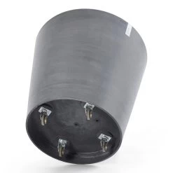 Pflanzgefäß 'Amsterdam', Grau, Ø 60 X H 56 Cm -Pflanzen Paradies Verkauf 3210104142 pflanzgefaess amsterdam mit rollen 3 117443