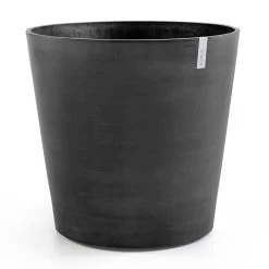 Pflanzgefäß 'Amsterdam', Dunkelgrau