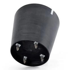 Pflanzgefäß 'Amsterdam', Dunkelgrau -Pflanzen Paradies Verkauf 3210104145 pflanzgefaess amsterdam mit rollen 3 117452