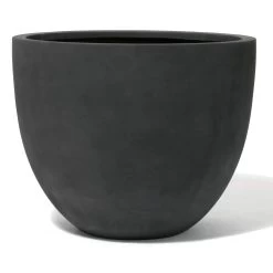 Pflanzgefäß Salford Pure Line, Anthrazit, Ø 26 X H 21 Cm