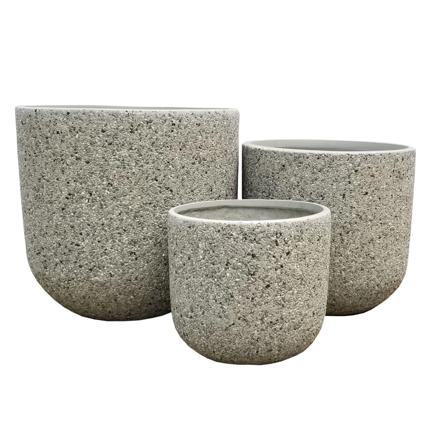 Pflanzgefäß 'Stromy', Beton, Ø 51 X H 48 Cm 3 Pflanzgefäß 'Stromy', Beton, Ø 51 X H 48 Cm