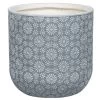 Pflanzgefäß 'Chester 02', Hellgrau, Ø 25 X H 25 Cm