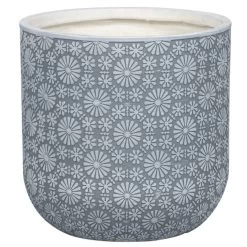 Pflanzgefäß 'Chester 02', Hellgrau, Ø 25 X H 25 Cm