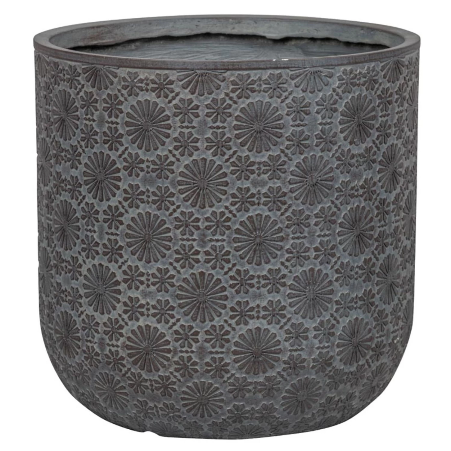 Pflanzgefäß 'Chester 02', Dunkelgrau 3 Pflanzgefäß 'Chester 02', Dunkelgrau