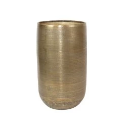 Pflanzgefäß 'Rowen', Gold, Ø 31 X H 55 Cm -Pflanzen Paradies Verkauf 3210801630 Pflanzgefaess Rowen gold D 31 x H 55 cm 115021