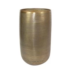 Pflanzgefäß 'Rowen', Gold, Ø 38 X H 62 Cm 11 Pflanzgefäß 'Rowen', Gold, Ø 38 X H 62 Cm -Pflanzen Paradies Verkauf 3210801631 Pflanzgefaess Rowen gold D 38 x H 62 cm 115022