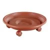 Wagner Multi Pflanzenroller "Serie K" Terracotta, Mit 3 Doppelrollen, Ø Ca. 35 Cm -Pflanzen Paradies Verkauf 3220100284 MultiRoller SerieK terracotta rund D35cm 3Doppelrollen 38894