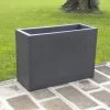 Euro 3 Plast Pflanzkasten Kube High Perlschwarz -Pflanzen Paradies Verkauf 3230100531 Pflanzkasten Kube High schwarz 100x40x70cm Erdvol 77Ltr 34489