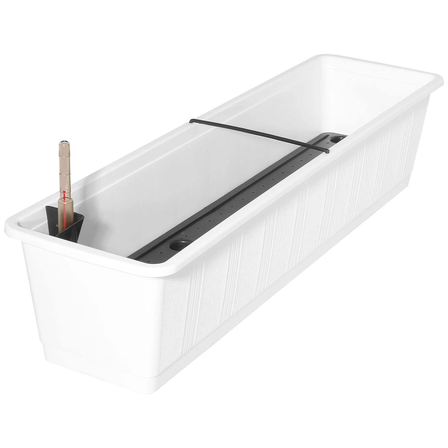 Bewässerungskasten 'Aqua Green', Weiß, Kunststoff, Mit Wasserstandsanzeiger 3 Bewässerungskasten 'Aqua Green', Weiß, Kunststoff, Mit Wasserstandsanzeiger