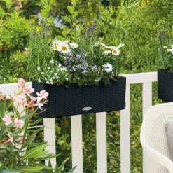 Balconera Cottage 50', Graphit Schwarz, Ca. 50 X 19 X 19 Cm -Pflanzen Paradies Verkauf 3230101161 Balconera Cottage 50 2 103354