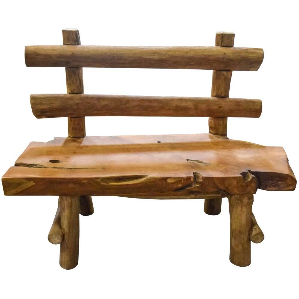 Wurzelholzbank "Farmhouse" Aus Recyceltem Teakholz, Länge Ca. 110-120 Cm 3 Wurzelholzbank "Farmhouse" Aus Recyceltem Teakholz, Länge Ca. 110-120 Cm