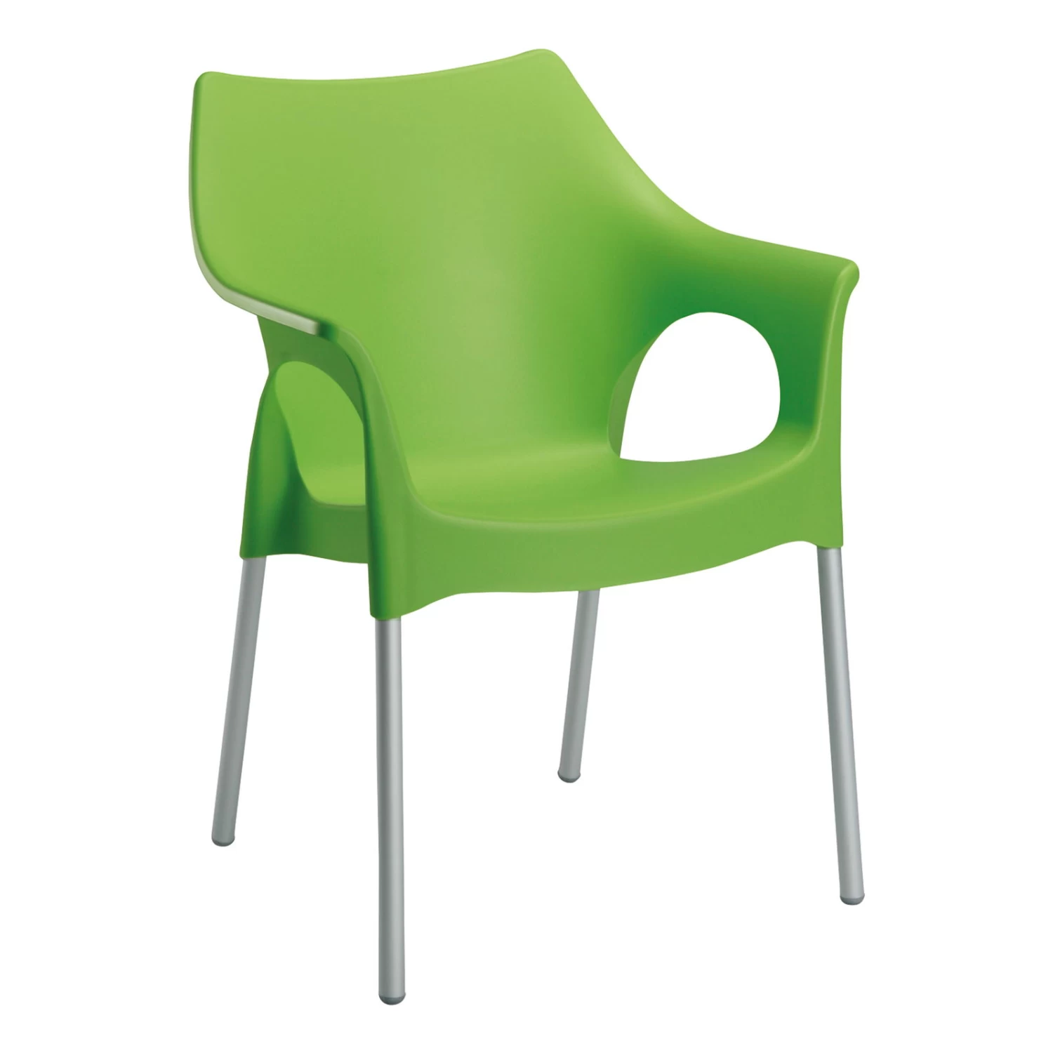 Best Stapelsessel Vegas Silber/apfelgrün 3 Best Stapelsessel Vegas Silber/apfelgrün