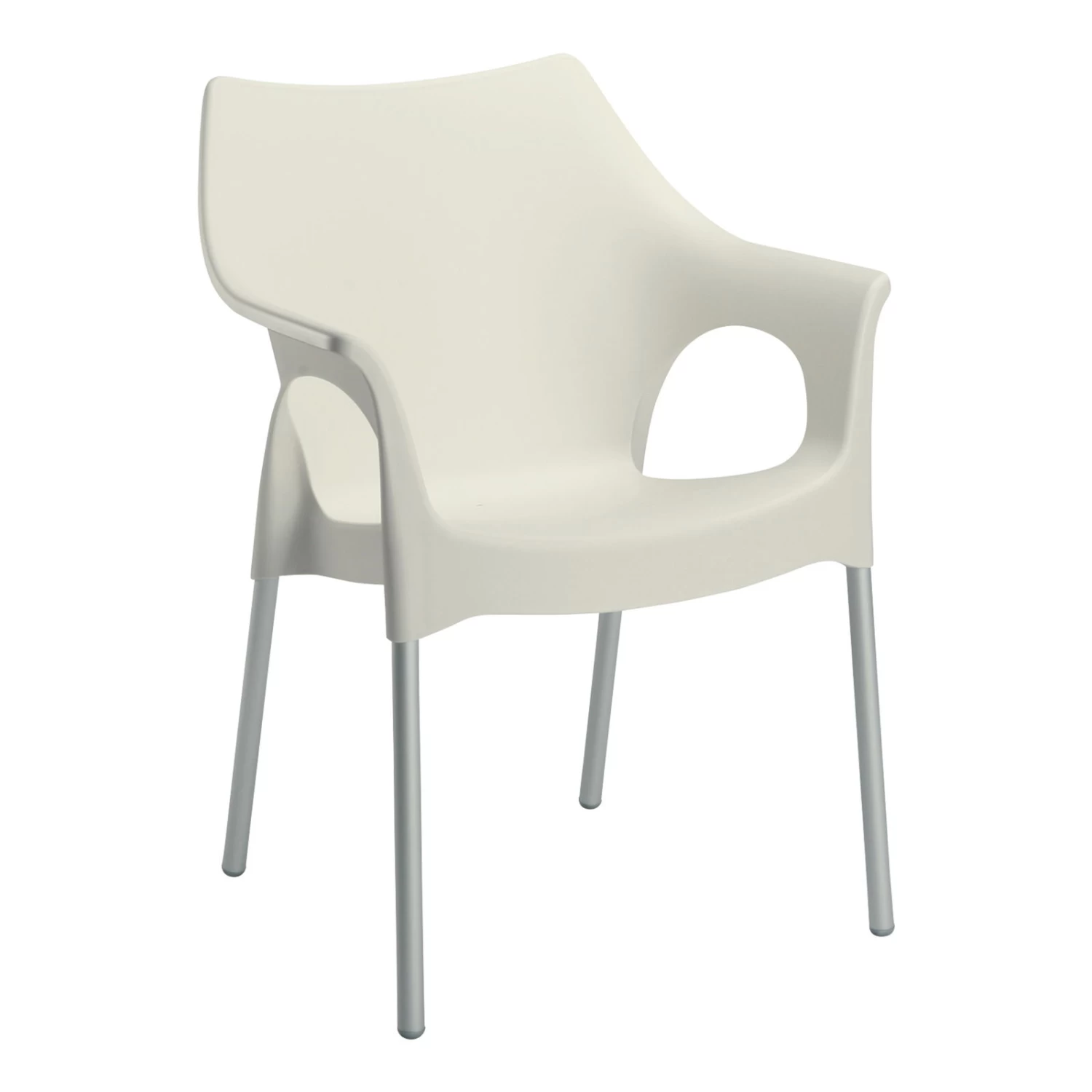 Best Stapelsessel Vegas Silber/elfenbein 3 Best Stapelsessel Vegas Silber/elfenbein