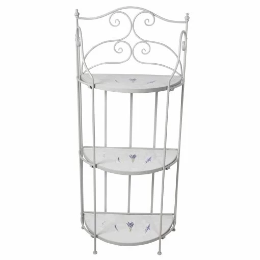 Mosaik-Regal Lille, Hellgrau, Lavendel-Mosaikfliesen, Ca. 28 X 53 X 126 Cm -Pflanzen Paradies Verkauf 3910302502 Mosaik Regal lille hellgrau ca28x53x126cm2 71998