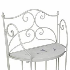 Mosaik-Regal Lille, Hellgrau, Lavendel-Mosaikfliesen, Ca. 28 X 53 X 126 Cm -Pflanzen Paradies Verkauf 3910302502 Mosaik Regal lille hellgrau ca28x53x126cm3 72003