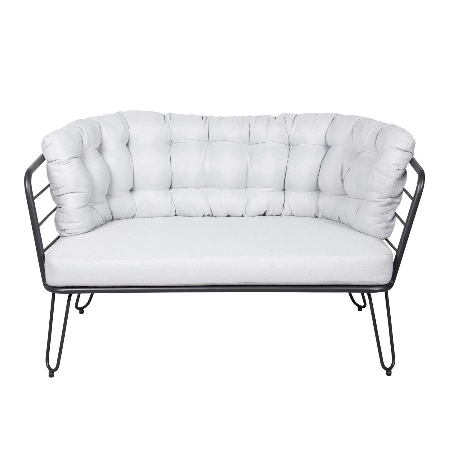 4-teilige Lounge-Gruppe 'Bella', Schwarz, Inklusive Auflagen 7 4-teilige Lounge-Gruppe 'Bella', Schwarz, Inklusive Auflagen – Bild 5