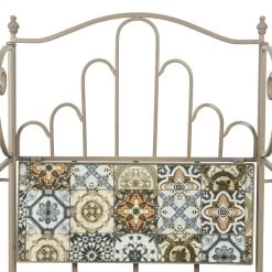 Mosaik-Wandregal 'Toulouse', Braungrau, Stahl, Naturstein, Ca. 30,5 X 57 X 118 Cm -Pflanzen Paradies Verkauf 3910302586 Mosaik Wandregal Toulouse braungrau 8 88913