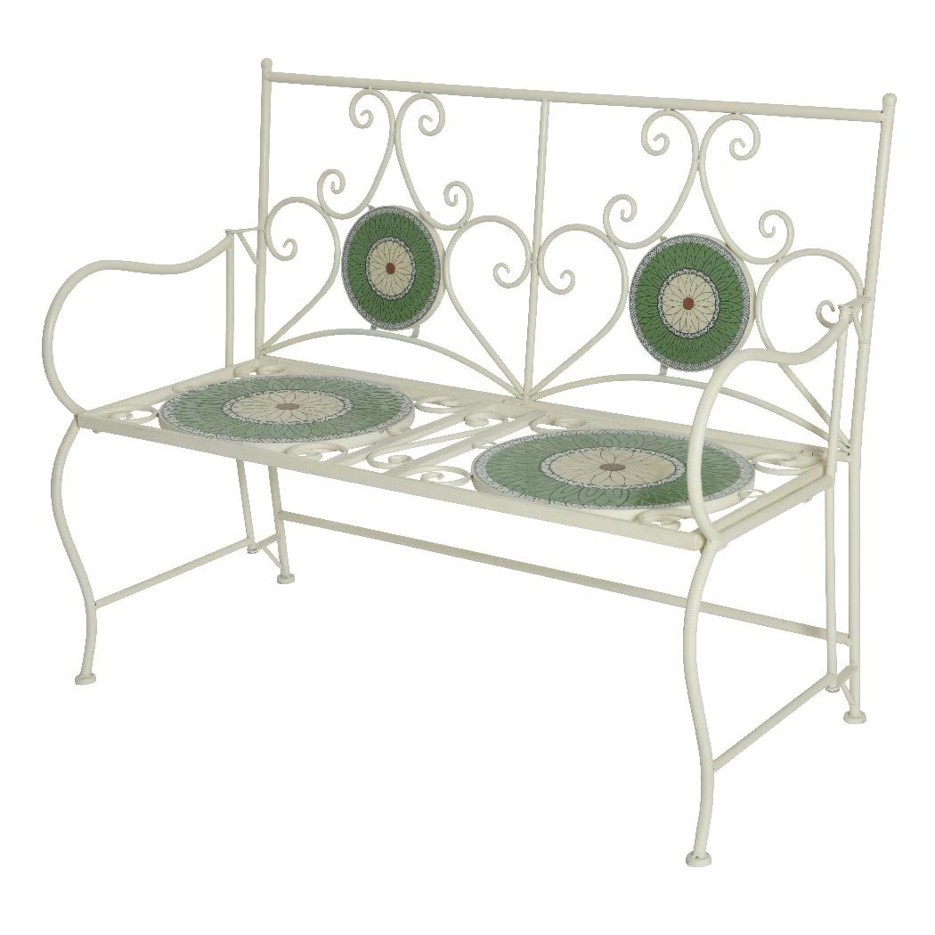 Bistro-Klappbank 'Vigo' Mi Mosaik, 2-Sitzer 3 Bistro-Klappbank 'Vigo' Mi Mosaik, 2-Sitzer