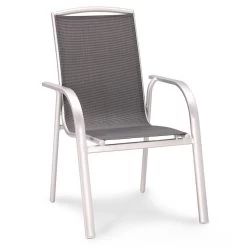 Best Sessel 'Palermo', Silber, Anthrazit, Ca. 93 X 62 X 59 Cm