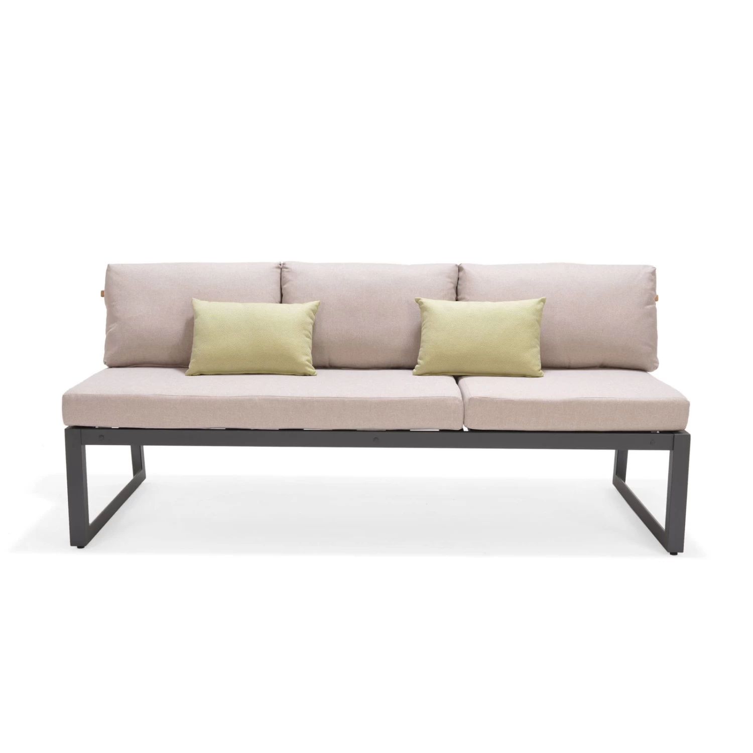 Dining-Bank 'Jimmy', 3-Sitzer, Grau, Ca. 191 X 89 X 75 Cm 3 Dining-Bank 'Jimmy', 3-Sitzer, Grau, Ca. 191 X 89 X 75 Cm