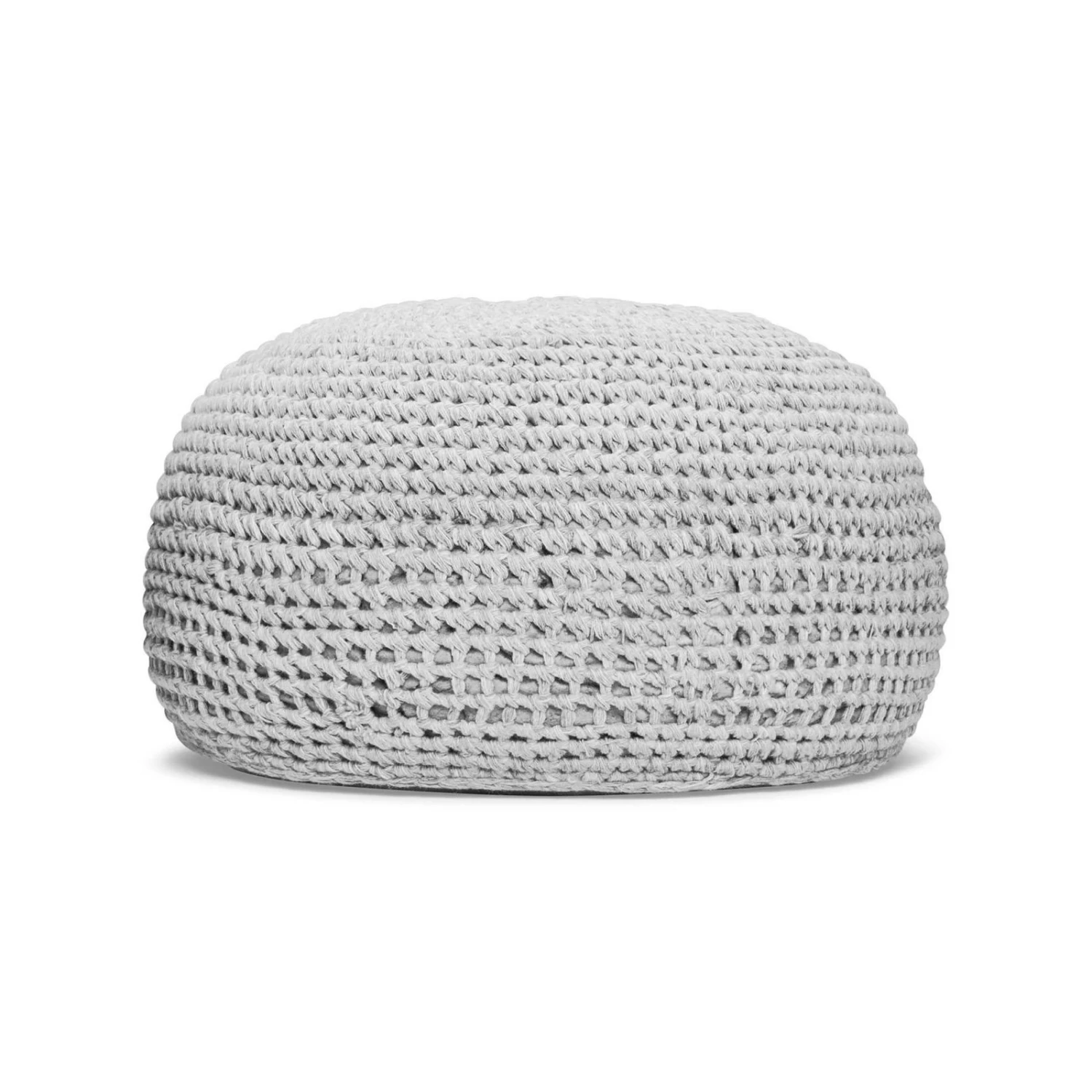 Best Pouf 'Ronda', Light Grey, Ca. 55 X 55 X 41 Cm 3 Best Pouf 'Ronda', Light Grey, Ca. 55 X 55 X 41 Cm