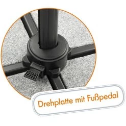 Schneider Sonnenschirm Rhodos Eco Twist, 270 X 270 Cm -Pflanzen Paradies Verkauf 3910502975 Sonnenschirm Rhodos eco TWIST ca.270x270cm anthrazit9 71331