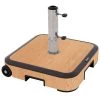Doppler Schirmständer 'Alu Wood Trolley' Sockel, Ca. 50 Kg -Pflanzen Paradies Verkauf 3910503073 Expert Trolley Sockel Holzoptik 85901