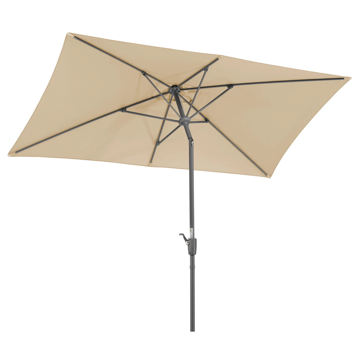 Mittelstockschirm 'Tunis', Ca. 270 X 150 Cm, Natur 5 Mittelstockschirm 'Tunis', Ca. 270 X 150 Cm, Natur – Bild 3