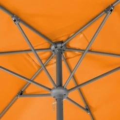 Mittelstockschirm 'Tunis', Ca. 270 X 150 Cm -Pflanzen Paradies Verkauf 3910503163 Sonnenschirm Tunis mandarine 3 90554