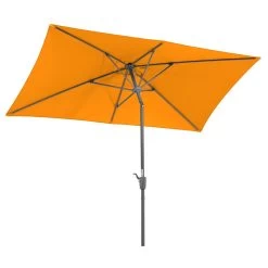 Mittelstockschirm 'Tunis', Ca. 270 X 150 Cm -Pflanzen Paradies Verkauf 3910503163 Sonnenschirm Tunis mandarine 8 90549