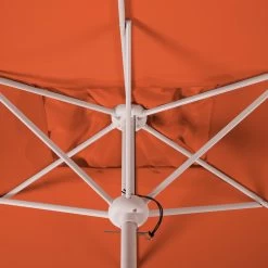 Mittelstockschirm 'Oslo', Terrakotta, Ca. 300 X 200 Cm -Pflanzen Paradies Verkauf 3910503166 Sonnenschirm Oslo terracotta 3 90576