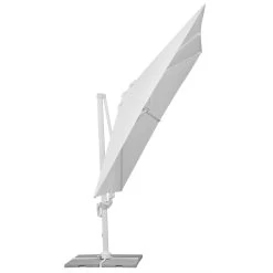 Pendelschirm 'Rhodos Twist Bianco', Ca. 300 X 300 Cm, Weiss -Pflanzen Paradies Verkauf 3910503194 Sonnenschirm Rhodos Twist Bianco weiss 13 90624