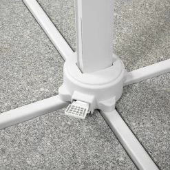 Pendelschirm 'Rhodos Twist Bianco', Ca. 300 X 300 Cm -Pflanzen Paradies Verkauf 3910503195 Sonnenschirm Rhodos Twist Bianco anthrazit 8 90641