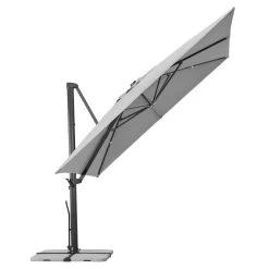 Sonnenschirm 'Rhodos Smart', Ca. 300 X 300 Cm -Pflanzen Paradies Verkauf 3910503269 Sonnenschirm Rhodos Smart silbergrau 17 103227