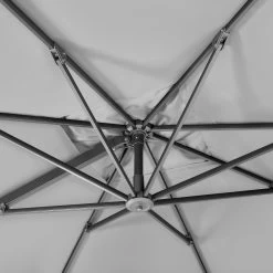 Sonnenschirm 'Rhodos Smart', Ca. 300 X 300 Cm -Pflanzen Paradies Verkauf 3910503269 Sonnenschirm Rhodos Smart silbergrau 2 103231