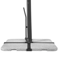 Sonnenschirm 'Rhodos Smart', Ca. 300 X 300 Cm -Pflanzen Paradies Verkauf 3910503269 Sonnenschirm Rhodos Smart silbergrau 4 103239